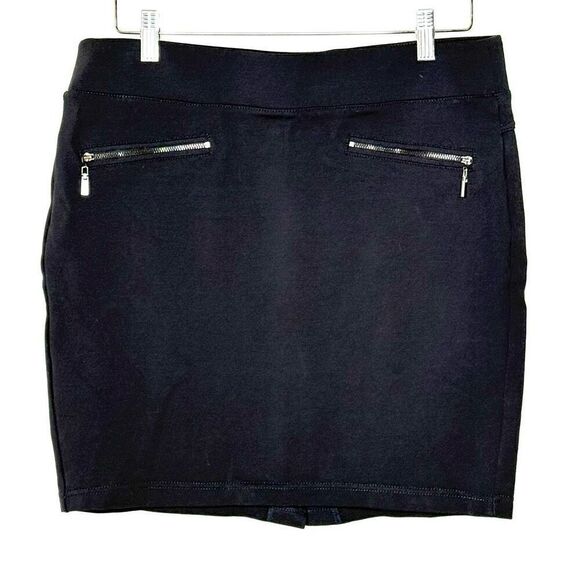 Liverpool Navy Blue Mini Ponte Skirt - US 8P - Picture 1 of 9